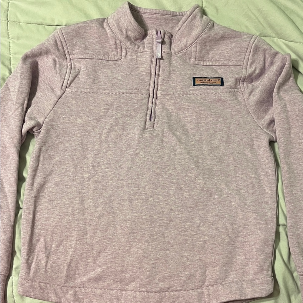 Vineyard Vines Kids Lavender Long Sleeve shep Shirt